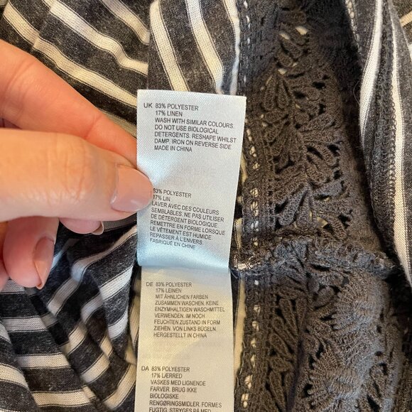 White Stuff Soft Striped Long Sleeve Shirt - Picture 5 of 9